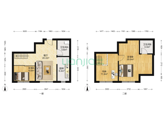 盈胜7080 3室1厅2卫 47平方
