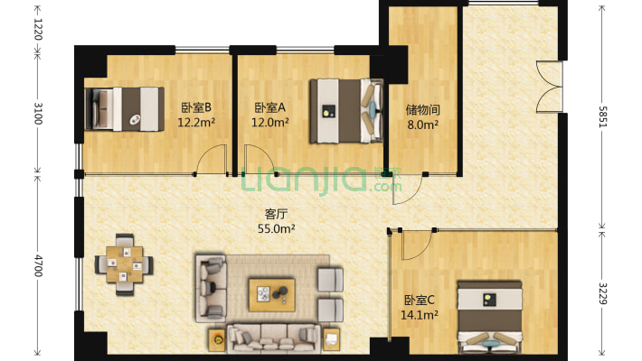 高新大厦二手房实景图