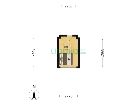 建发中粮朝阳九里 1室0厅0卫 19平方