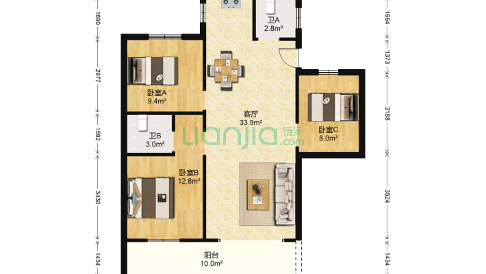 迎奥花园二期二手房实景图