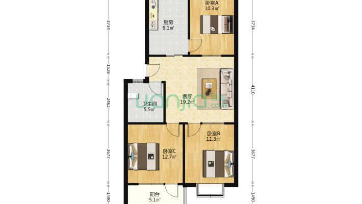 益丰园二手房实景图