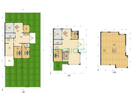 银海花园 5室4厅3卫 383平方