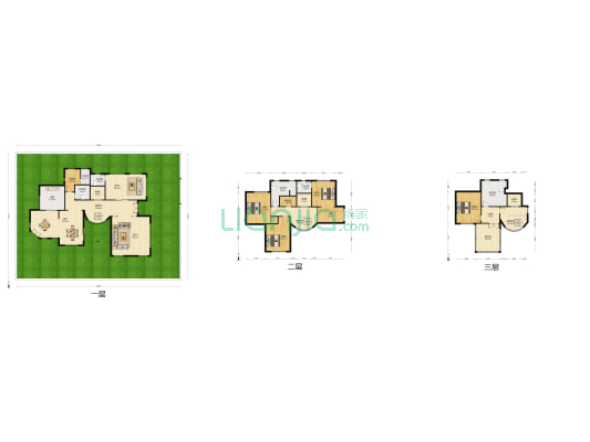 瑞生花园 5室3厅6卫 332平方