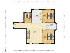 香邑溪谷上园   环境优美   南北通透  毛坯-涿州香邑溪谷上园户型图
