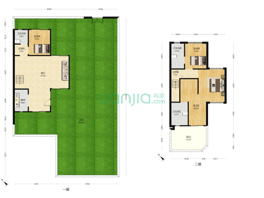 中铁·湖畔影月 3室1厅3卫 135平方