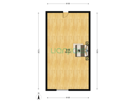 芝溪垅小区 1室0厅0卫 63平方