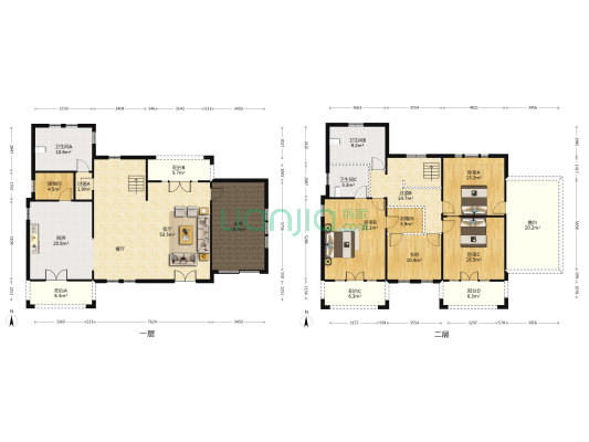 美达檀香山北区 4室1厅3卫 263平方