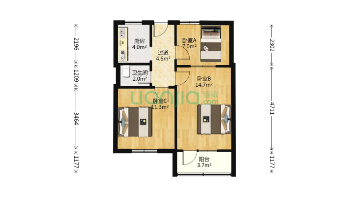 陵县路二手房实景图
