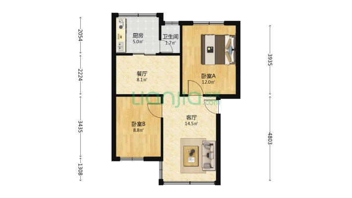 东风石油小区二手房实景图