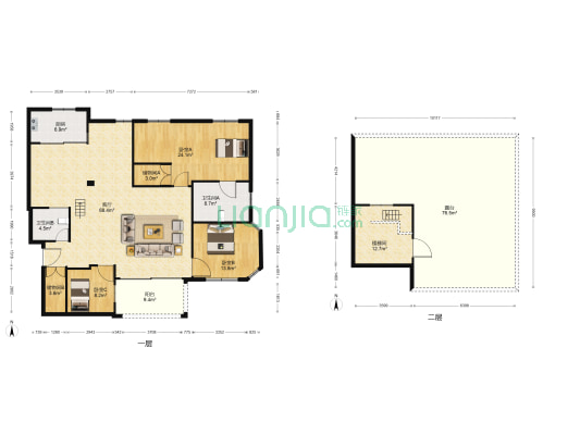 丹桂苑 3室1厅2卫 182平方