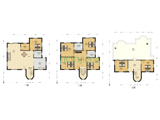 园坑新村 8室1厅3卫 276平方