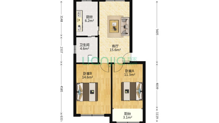 静安新城三区二手房实景图