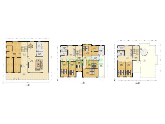 桂花别墅 8室3厅5卫 188平方