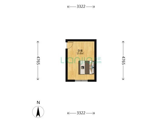 新跃里 1室0厅0卫 26平方
