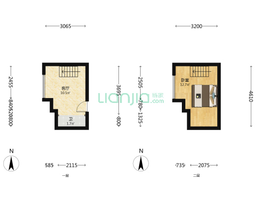 新长海尚都国际 1室1厅1卫 18平方
