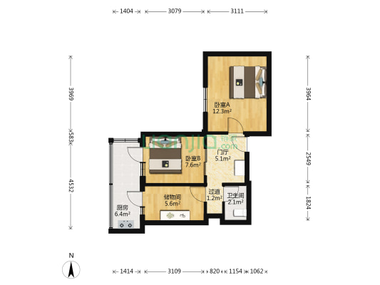 马家堡甲116号院 2室0厅1卫 47平方