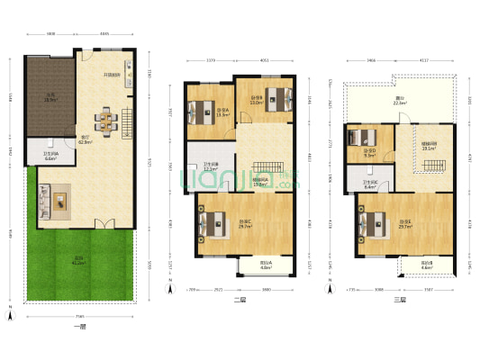 米景苑 5室1厅3卫 280平方