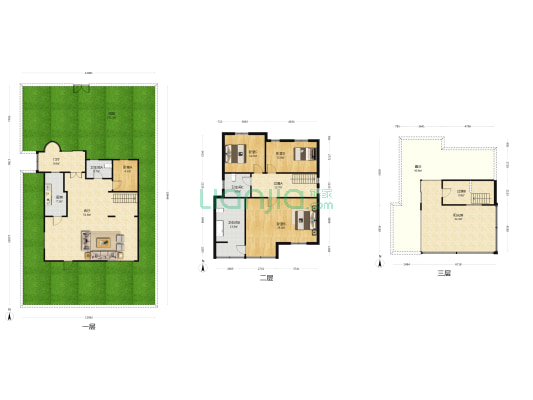 曲江皇家花园 4室1厅3卫 194平方