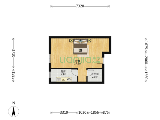冠云路汇元四季橙小区、户型、价格、公摊优-户型图