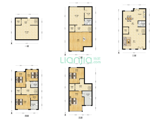 阳光城海悦府 6室2厅5卫 168平方