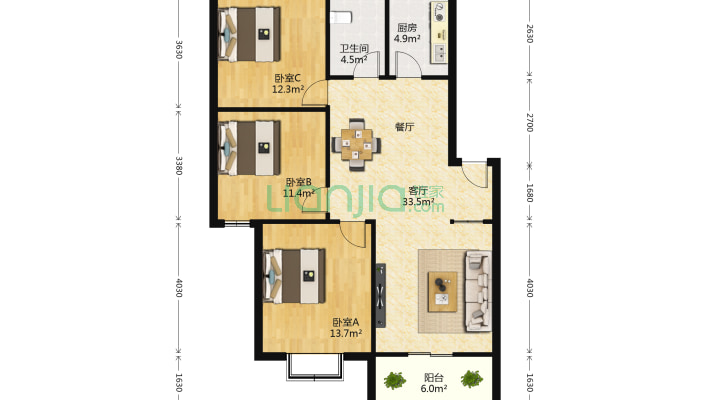 天硕名都二手房实景图