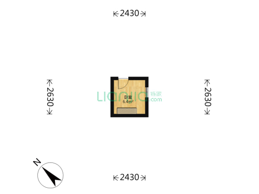 竹荫里 1室0厅0卫 7平方
