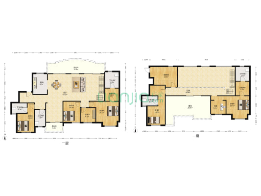 中粮观澜壹品 7室1厅5卫 268平方