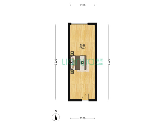 时代香海彼岸4期 1室0厅0卫 40平方