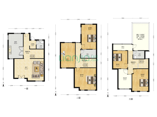 麓谷锦园 5室1厅3卫 228平方