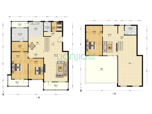 远景玉城 4室3厅3卫 247平方