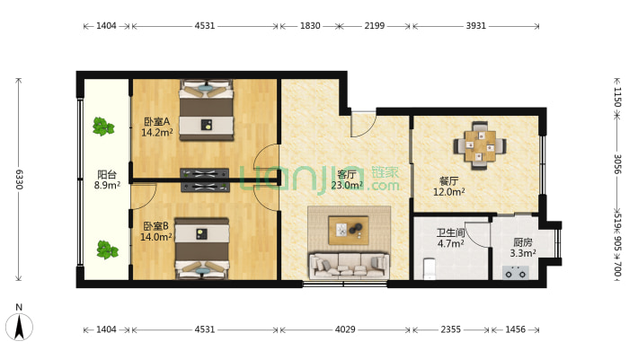 上塘塍上二手房实景图