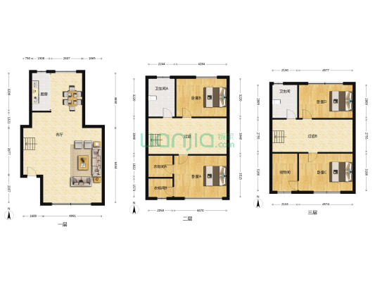 富士庄园 4室1厅2卫 250平方