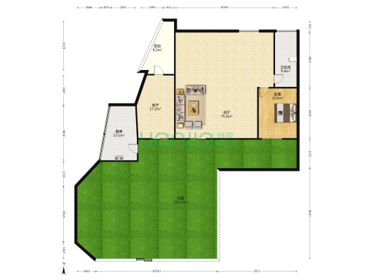 榨里巷 1室2厅1卫 393平方
