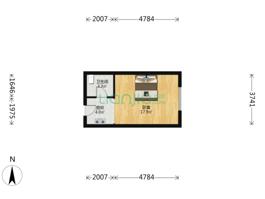 东润·知寓 1室0厅1卫 43平方