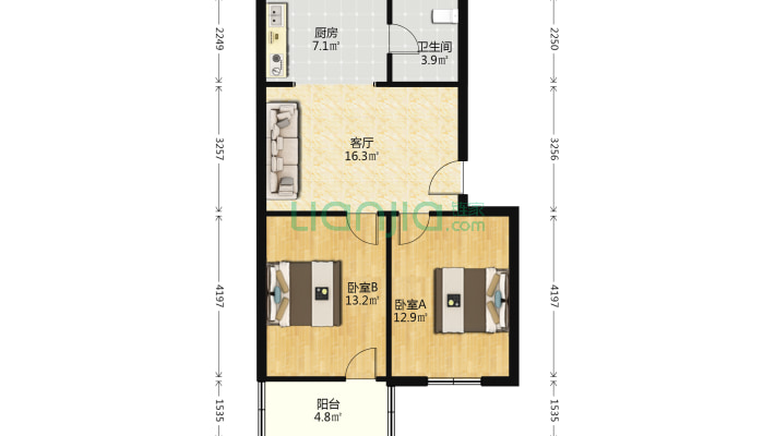 银莲路104号二手房实景图