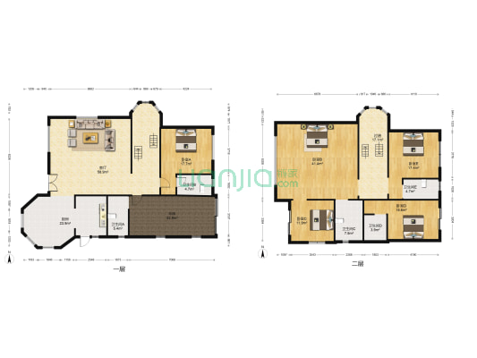 恒大御景半岛香樟湖 5室1厅5卫 434平方