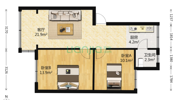 市教育局统建房严家地教师住宅区二手房实景图