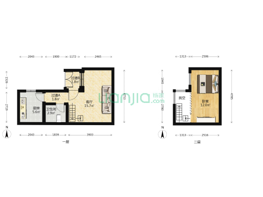 道湾胡同 1室1厅1卫 35平方