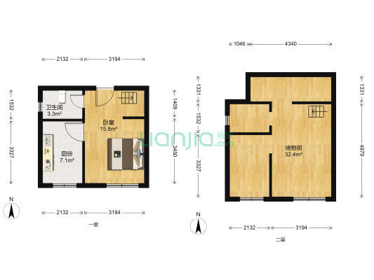 金和苑 1室0厅1卫 45平方
