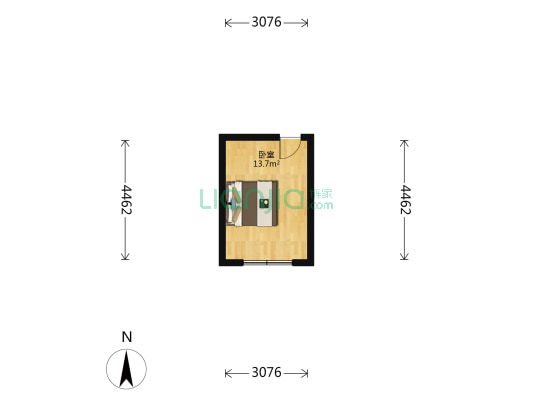 财政厅宿舍 1室0厅0卫 18平方