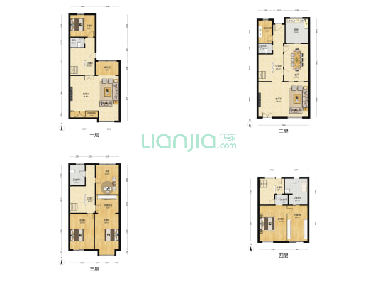 中梁英伦印象(别墅) 5室3厅5卫 231平方