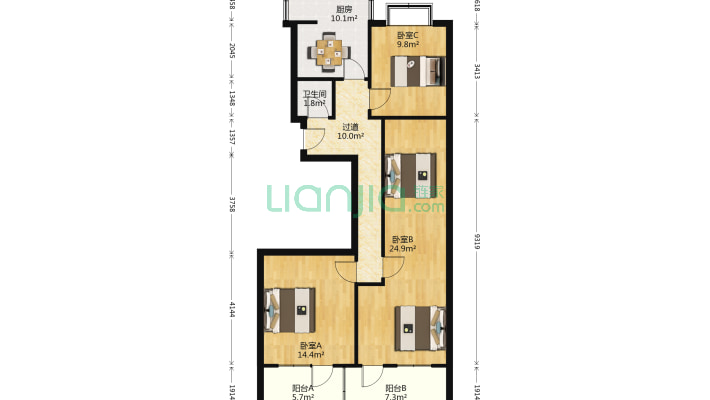 花园路58号二手房实景图