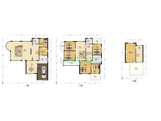 君泰花园 6室3厅3卫 297平方