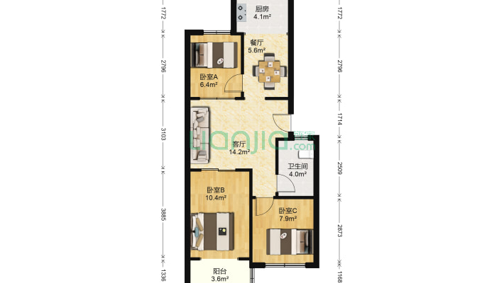 动配家属楼二手房实景图