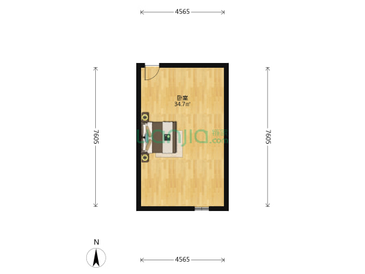 福地轩 1室0厅0卫 39平方