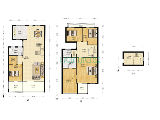 西贵堂 5室1厅3卫 192平方