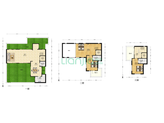山棠春晓别墅 3室2厅3卫 287平方