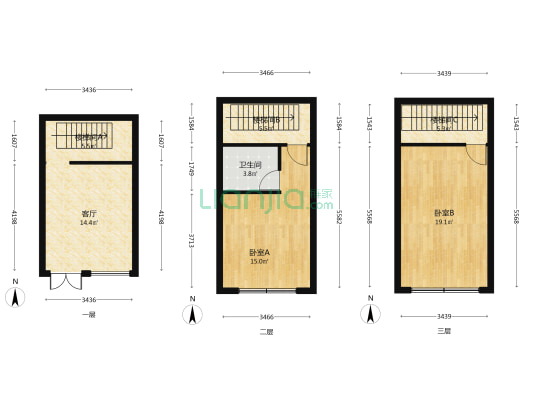 丰溪路 2室1厅1卫 103平方