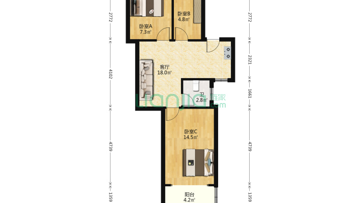 绿川小区西区二手房实景图
