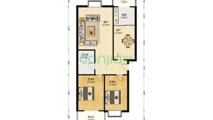 广苑公寓二手房实景图